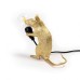 Настольная лампа Seletti Mouse Lamp Sitting GOLD USB