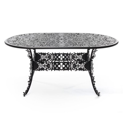 Обеденный стол Seletti Aluminium Oval Black