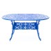 Обеденный стол Seletti Aluminium Oval Blue
