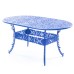 Обеденный стол Seletti Aluminium Oval Blue