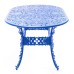 Обеденный стол Seletti Aluminium Oval Blue