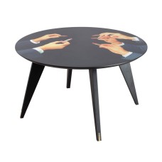 Обеденный стол Seletti Lipstick Black Round