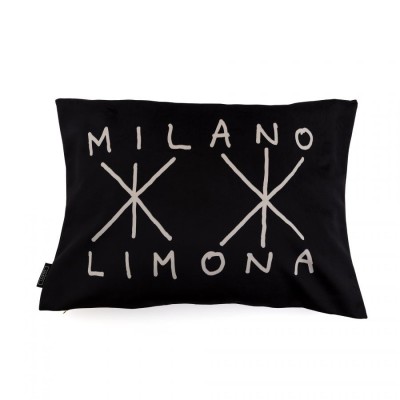 Подушка Seletti Milano-Limona Black