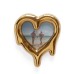 Рамка для фотографий Seletti Melted Heart Gold