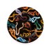 Тарелка Seletti Snakes Gold Border