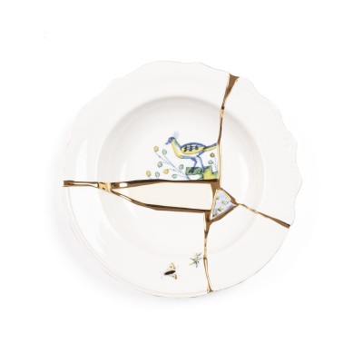 Тарелка глубокая Seletti Kintsugi