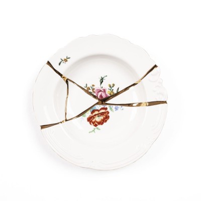 Тарелка глубокая Seletti Kintsugi