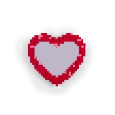 Зеркало Seletti Pixel Heart