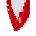 Зеркало Seletti Pixel Heart