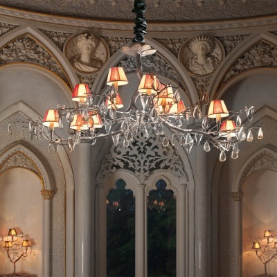 Люстра Serip CT3196/6 RO/12+11+10/F+D