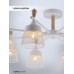 Люстра на штанге Seven Fires Olban SF3389/8C-WT-WD