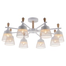 Люстра на штанге Seven Fires Olban SF3389/8C-WT-WD
