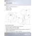 Бра Seven Fires Sendi SF4043/3W-BK-CL
