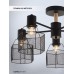 Люстра на штанге Seven Fires Lauri SF3388/5C-BK-WD