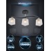 Люстра на штанге Seven Fires Aintre SF3377/3C-BK-CR-WT