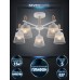 Люстра на штанге Seven Fires Olban SF3389/5C-WT-WD