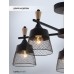 Люстра на штанге Seven Fires Olban SF3389/5C-BK-WD