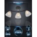 Люстра на штанге Seven Fires Dzhoun SF3382/3C-BK-CR-WT