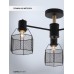Люстра на штанге Seven Fires Lauri SF3388/3C-BK-WD
