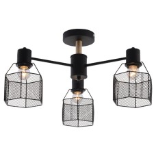 Люстра на штанге Seven Fires Lauri SF3388/3C-BK-WD