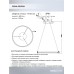 Подвесная люстра Seven Fires Liven SF5023/1P-BK-GD