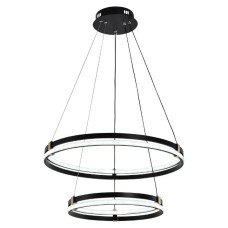 Подвесная люстра Seven Fires Liven SF5023/2P-BK-GD