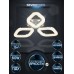 Потолочная светодиодная люстра Seven Fires Loren WD7509/3C-CR