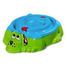 Песочница KIDS Собачка с крышкой 432