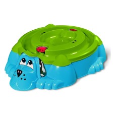 Песочница KIDS Собачка с крышкой 432