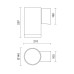 Настенный светильник Side E5088