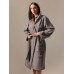 Халат махровый с капюшоном женский SL HOME: Basic 