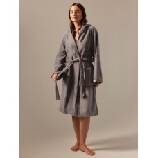 Халат махровый с капюшоном женский SL HOME: Basic "Софт Мист", р-р XL, 100% хл, 420 г/м2