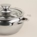 Кастрюля SL Home «Олла», 2 л, d=18 см, h=9 см, с крышкой, капсульное дно, индукция, нержавеющая сталь
