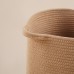 Корзина для белья плетеная круглая SL Home Cotton, хлопок, 33×45 см