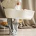 Корзина для хранения SL Home, плетёная, ручной работы, 70×40×24 см, белая