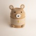 Корзина для игрушек SL Home «Медведь», плетёная, ручной работы, 25×26×41 см, коричневая