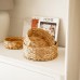 Корзины для хранения SL Home, плетёные, ручной работы, 3 шт: 21×21×7 см, 25×25×10 см, 29×29×11 см