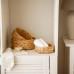 Корзины для хранения SL Home, плетёные, ручной работы, 3 шт: 21×21×7 см, 25×25×10 см, 29×29×11 см