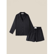 Костюм домашний женский (рубашка и шорты) SL HOME р. M, черный