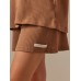 Костюм домашний женский (рубашка и шорты) SL HOME р. XL, кофейный