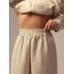 Костюм женский домашний (рубашка и брюки) SL HOME р. XL, молочный