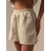 Костюм женский домашний (рубашка и шорты) SL HOME р. XL, молочный