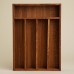 Лоток для столовых приборов SL Home, 34×25×5 см, дуб