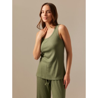 Майка женская домашняя SL HOME р. XL, оливковый