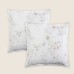 Набор наволочек SL Home Floral cover 70*70+3 см - 2 шт, сатин, 140 гр/м2, 100% хлопок