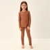 Пижама детская SL HOME р 28 (86-92), кофейный