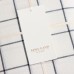 Простыня SL Home Cotton 245*260 см, цв.белый/серый, 100% жатый хлопок