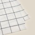 Простыня SL Home Cotton 245*260 см, цв.белый/серый, 100% жатый хлопок