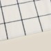 Простыня SL Home Cotton 245*260 см, цв.белый/серый, 100% жатый хлопок