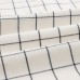 Простыня SL Home Cotton 245*260 см, цв.белый/серый, 100% жатый хлопок